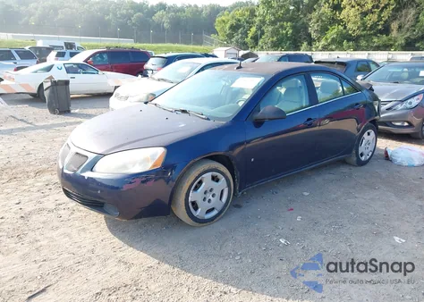2008 Pontiac G6 Value Leader z USA, uszkodzony, nr VIN 1G2ZF57B284256899